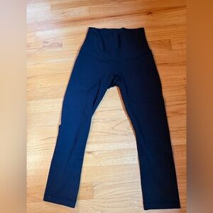 Lululemon Black Leggings Size 4 23” inseam